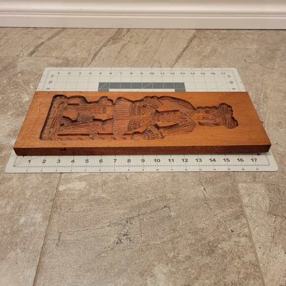 Dutch/German Wood Springerle King Cookie Board Mold Stamp Press Large 19" - Picture 6 of 7